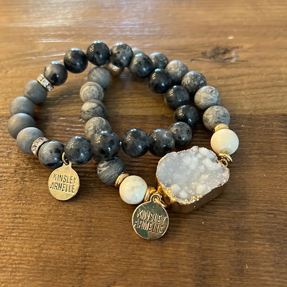 Kinsley Armelle bracelet stack